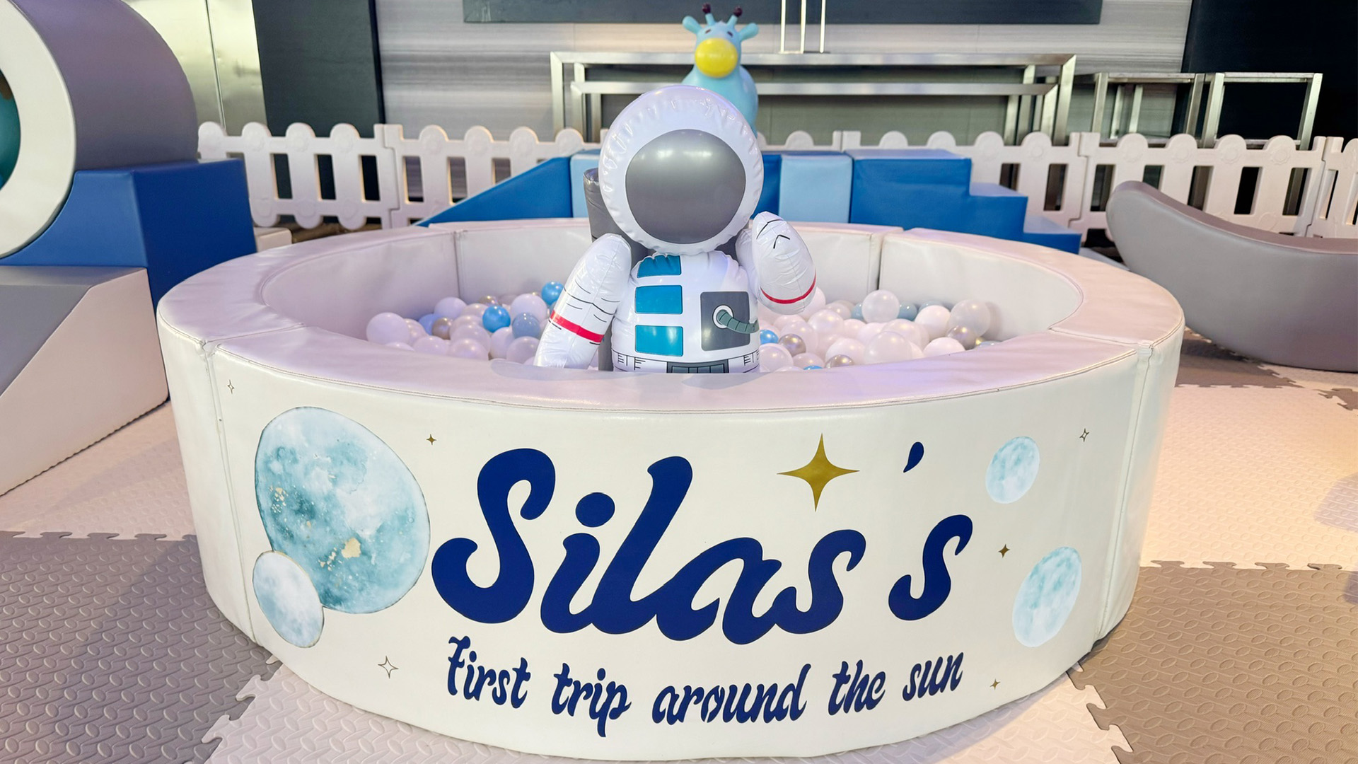 Themed Birthday soft play setup